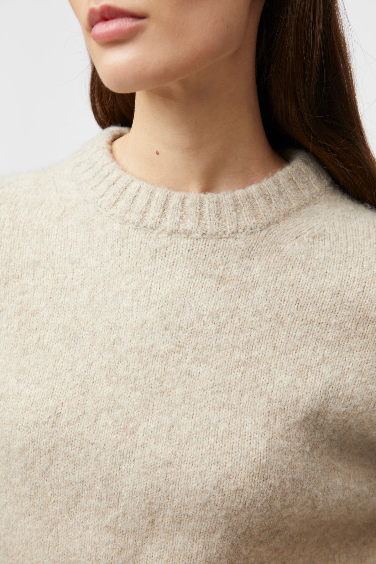 Sierra Undyed Roundneck Sweater - Everest