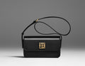 Elly Crossbody Bag - High-Shine Black