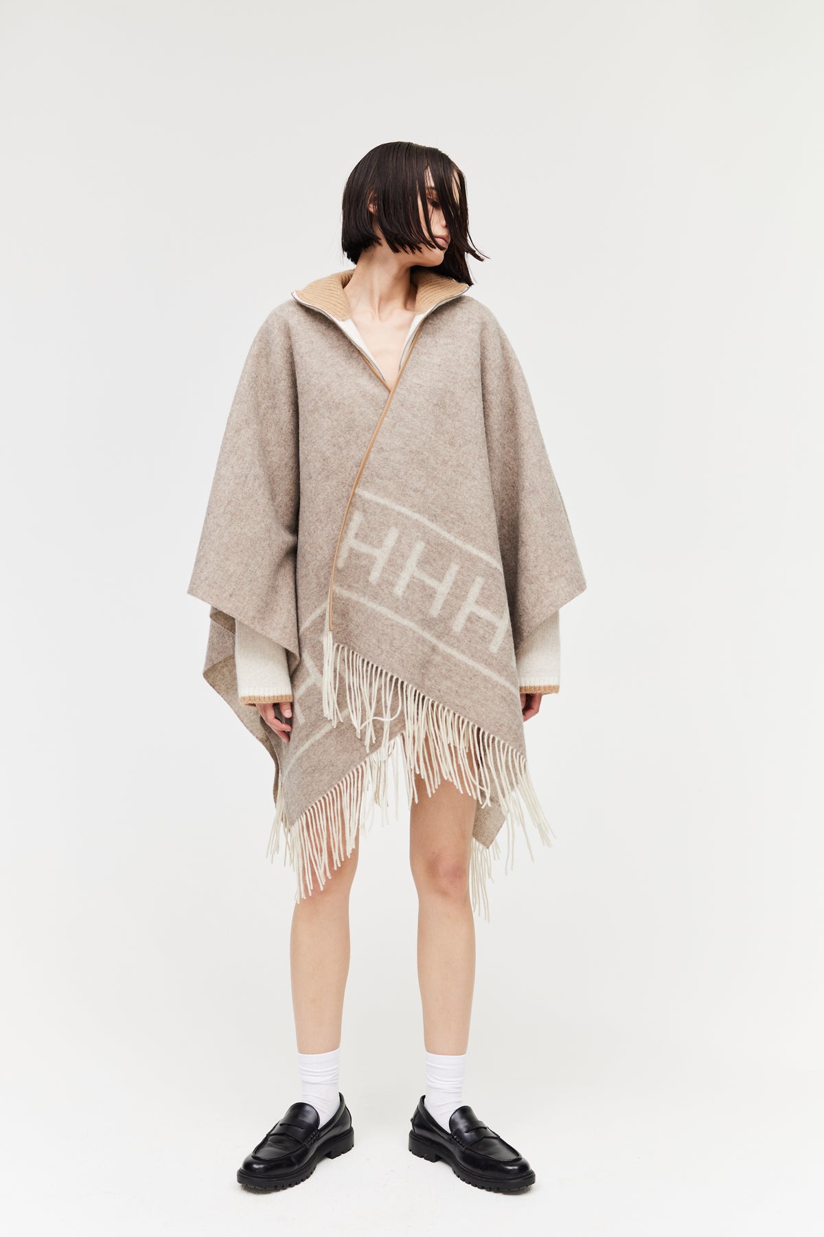 Shawl - Beige melange