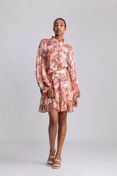 Aliah - Orange Paisley