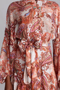 Aliah - Orange Paisley