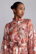Aliah - Orange Paisley