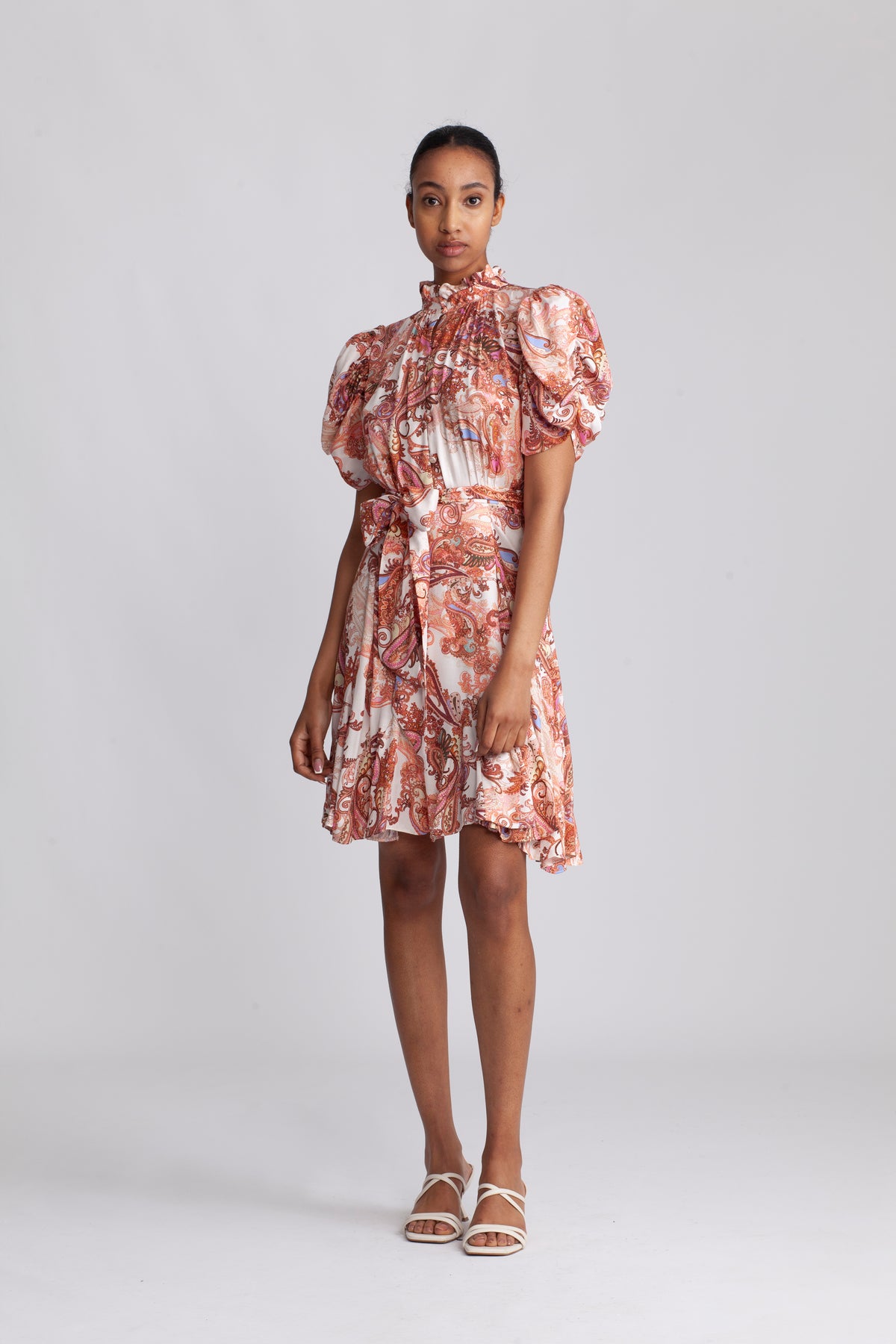 Iris - Orange Paisley