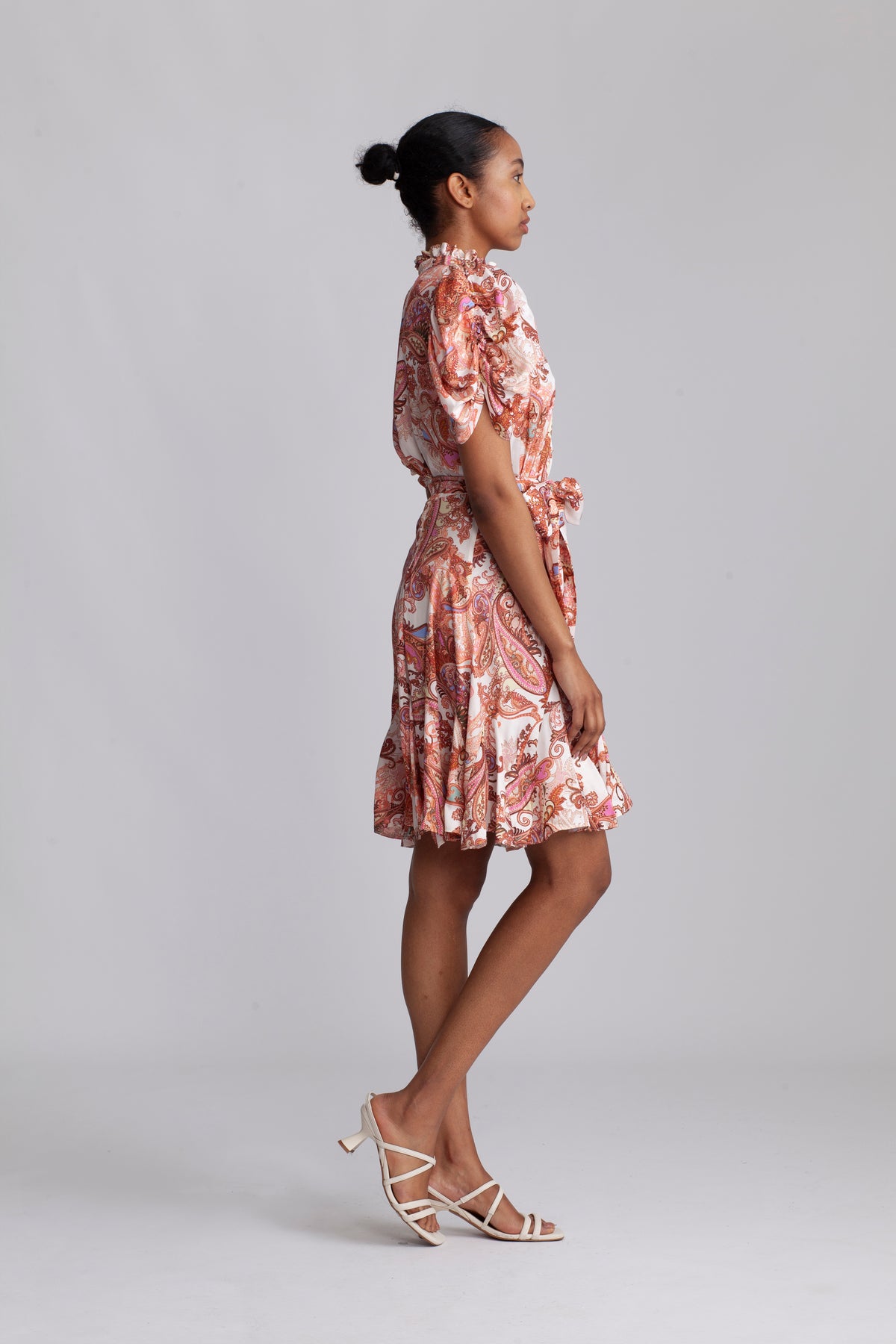 Iris - Orange Paisley