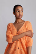 Shade Knit Cardigan - Dusty Apricot