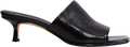 Lara Kitten Sandal - Black