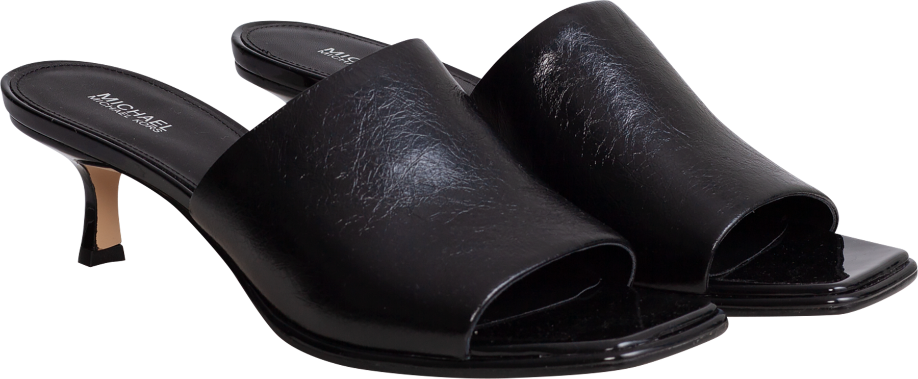 Lara Kitten Sandal - Black