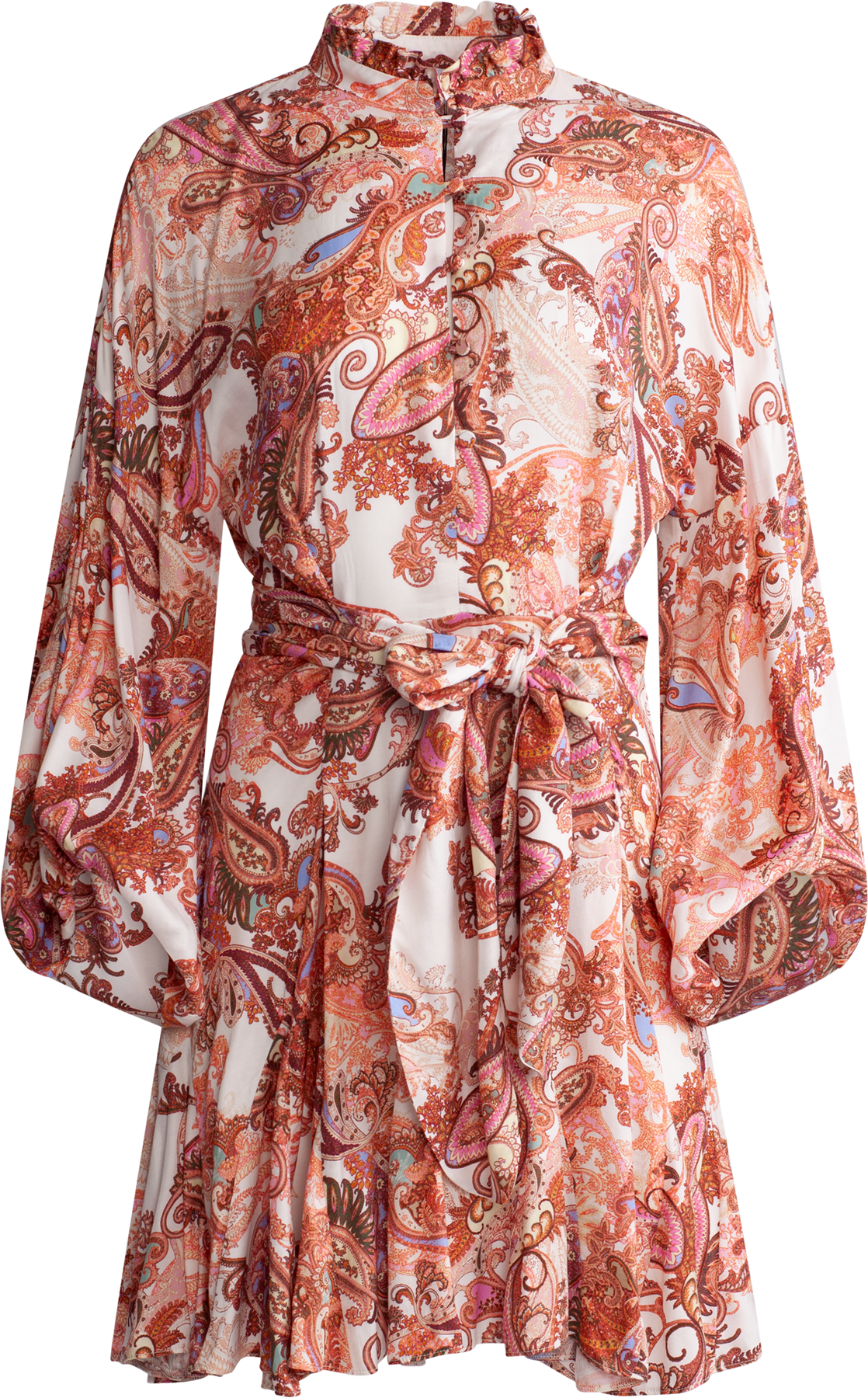 Aliah - Orange Paisley