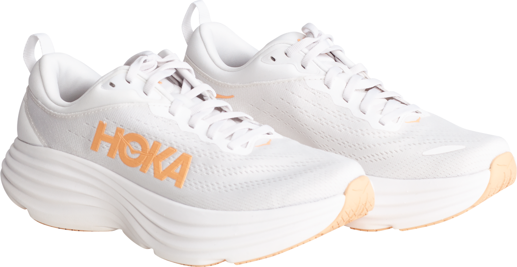 W Bondi 8 - White / Cantaloupe
