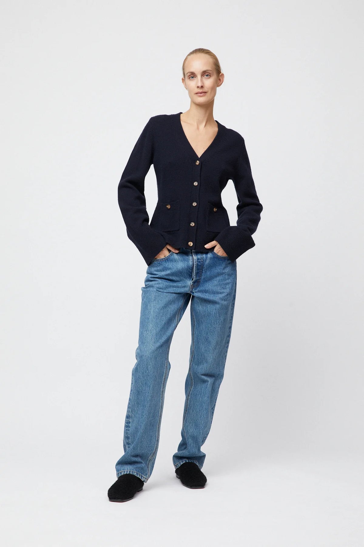 Adele Cardigan - Marinblå