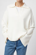 Cape Cod Polo Sweater - Macadamia