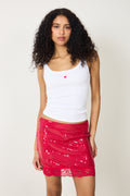 Love Cotton Tank Top - Vit