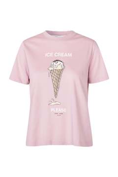 Sacamino Ss T-Shirt - Ice Egret