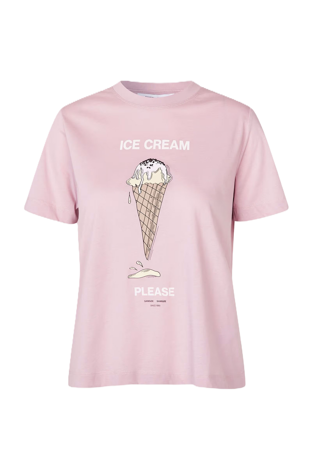 Sacamino Ss T-Shirt - Ice Egret