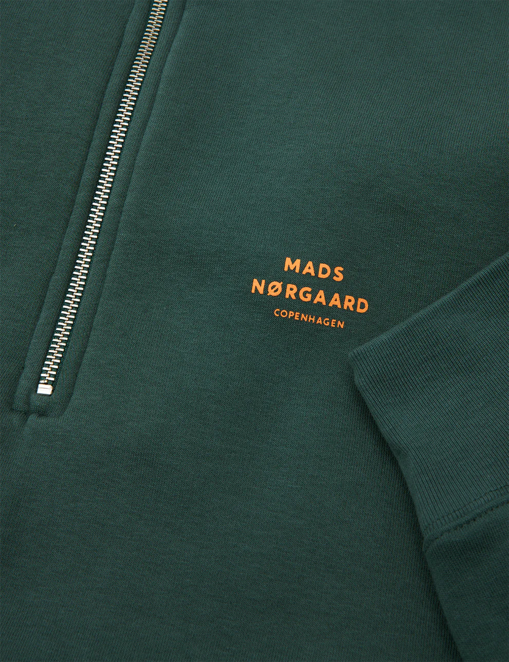 Standard Half Zip Logo Sweat - Darkest Spruce