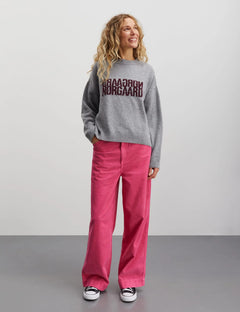 Recy Soft Knit Tilona Sweater - Light Grey Melange