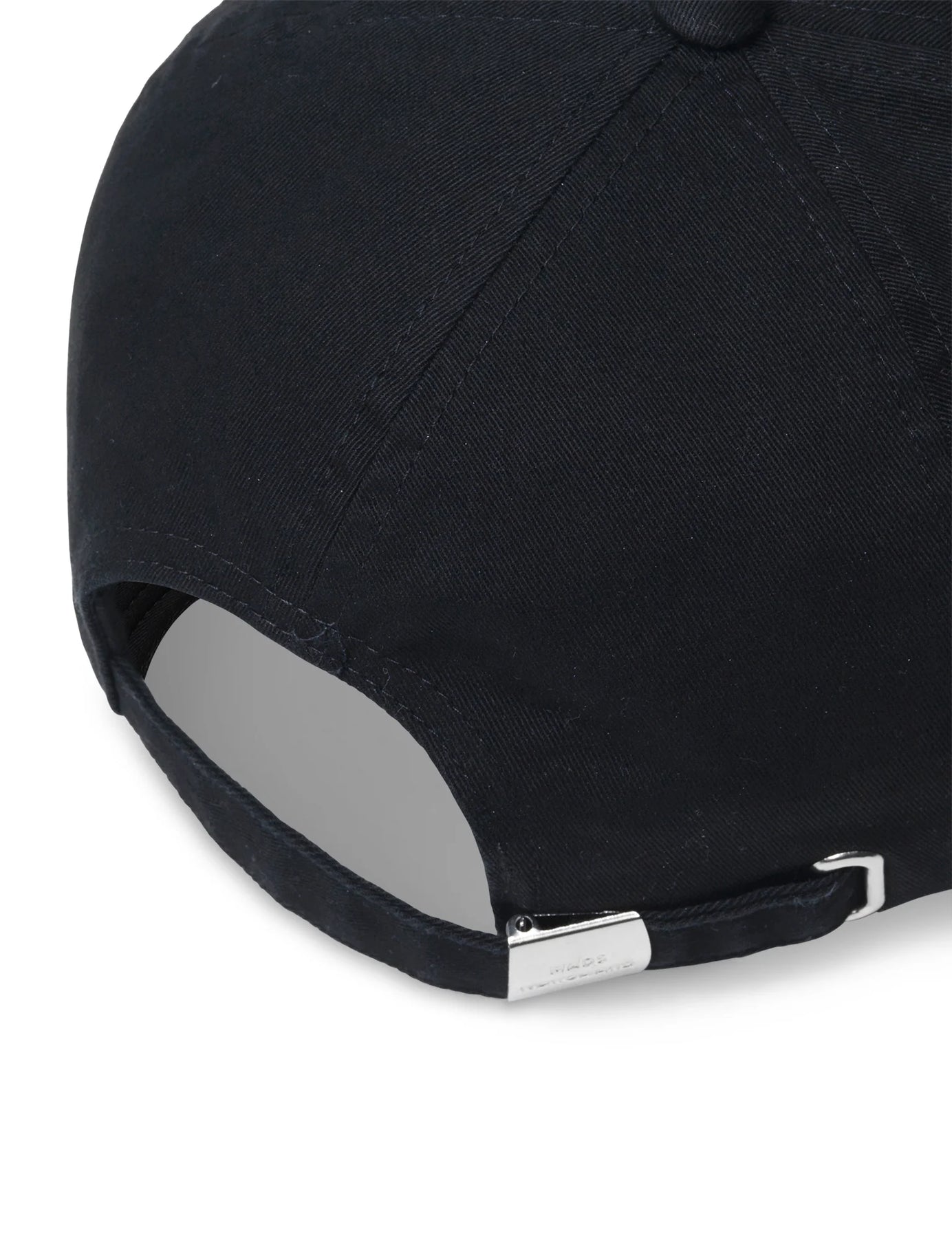 Soft Twill Cash Cap - Jet Black