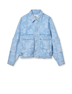 Art Denim Soleil Jacket - Light Denim/Ink Flower Aop