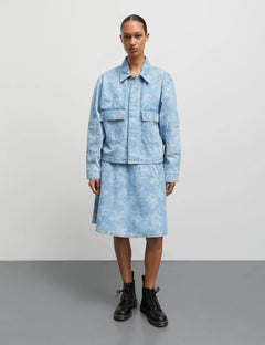 Art Denim Soleil Jacket - Light Denim/Ink Flower Aop