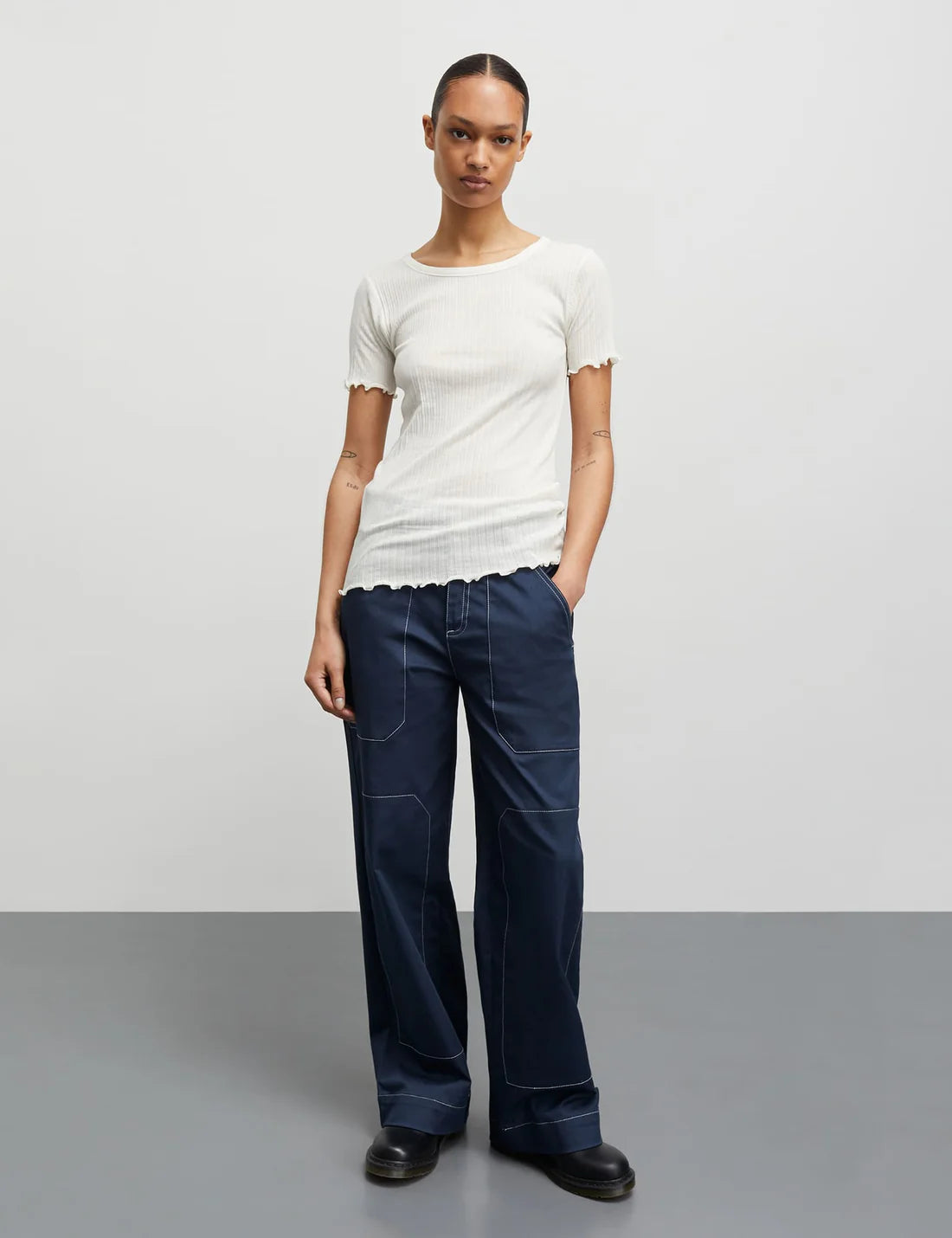 Pointella Trixy Tee - Vanilla Ice