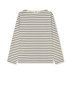 Soft Single Silke Tee LS - Vanilla Ice/Parisian Night