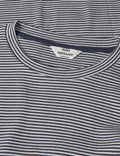 2X2 Cotton Stripe Tuba Tee Ls - Parisian Night/Vanilla Ice