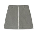 Hickory Punk Riva Skirt - Svart/Vit