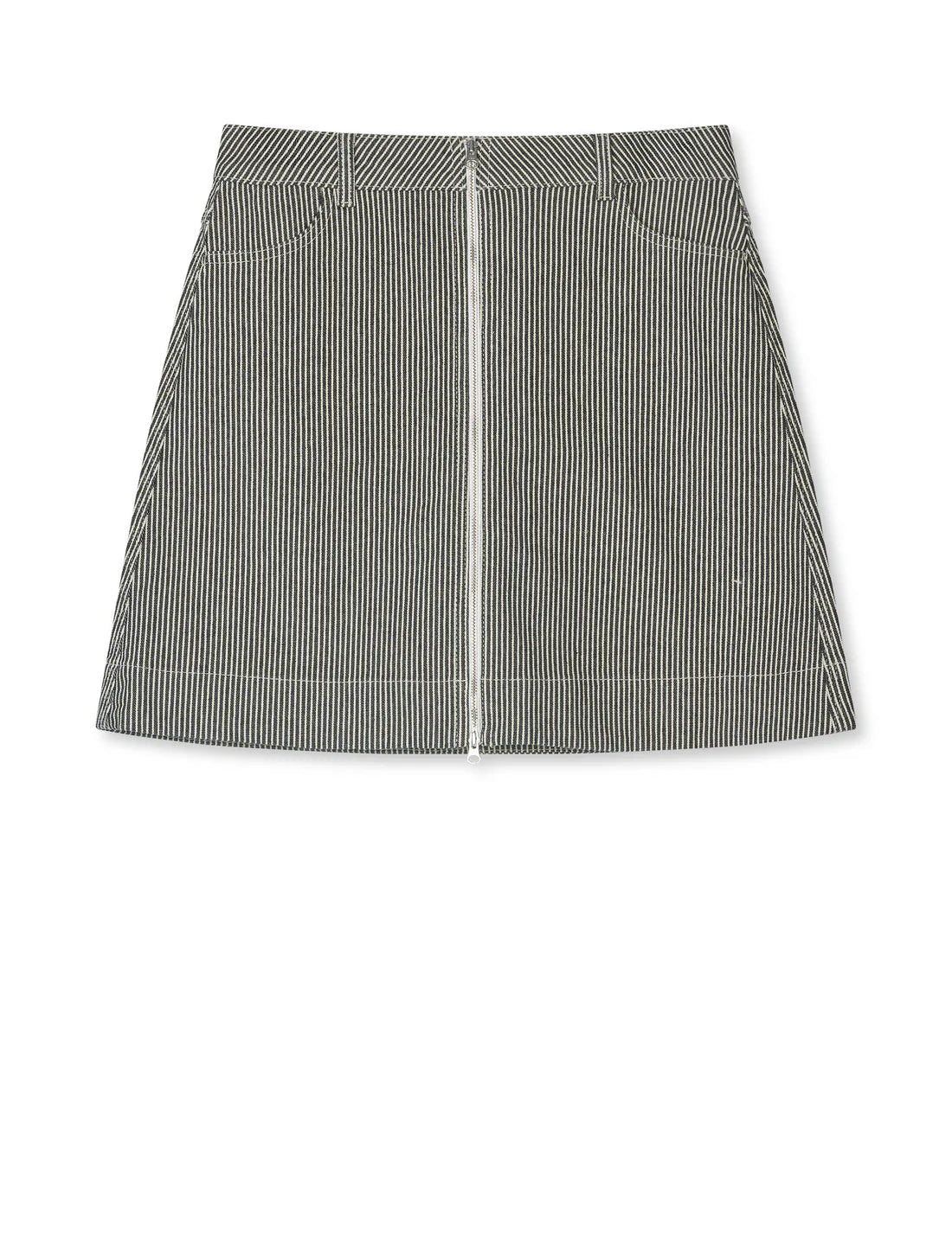 Hickory Punk Riva Skirt - Svart/Vit