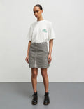 Hickory Punk Riva Skirt - Svart/Vit