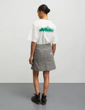 Hickory Punk Riva Skirt - Svart/Vit