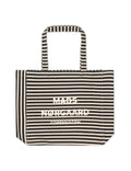 Recycled Boutique Athene Aop väska - Black Stripe