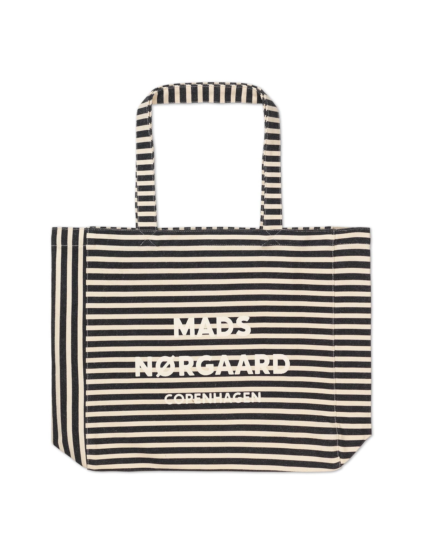 Recycled Boutique Athene Aop väska - Black Stripe