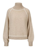 Ruby Cashmere Sweater - Beige Melange