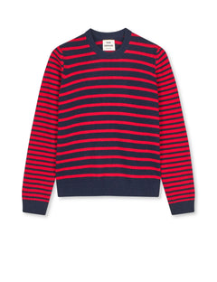 Cashmere Blend Ingrid Knit - Deep Well/Goji Berry