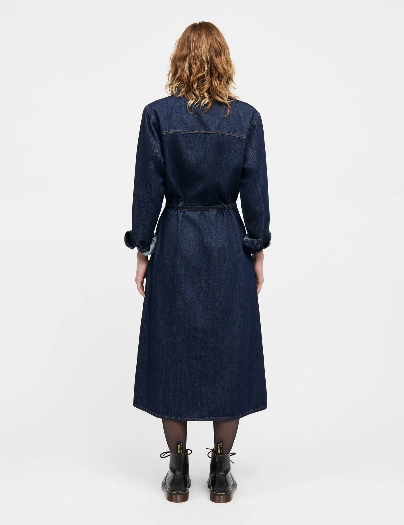 Cosy Denim Svanil Dress - Dark Indigo