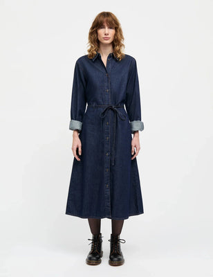 Cosy Denim Svanil Dress - Dark Indigo