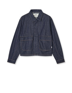 Cosy Denim Solar Jacket - Dark Indigo