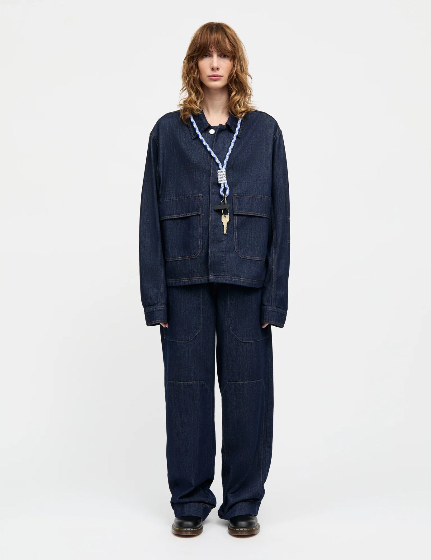 Cosy Denim Solar Jacket - Mörk Indigo