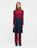 Cosy Denim Stelly Skirt - Dark Indigo