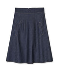 Cosy Denim Stelly Skirt - Dark Indigo