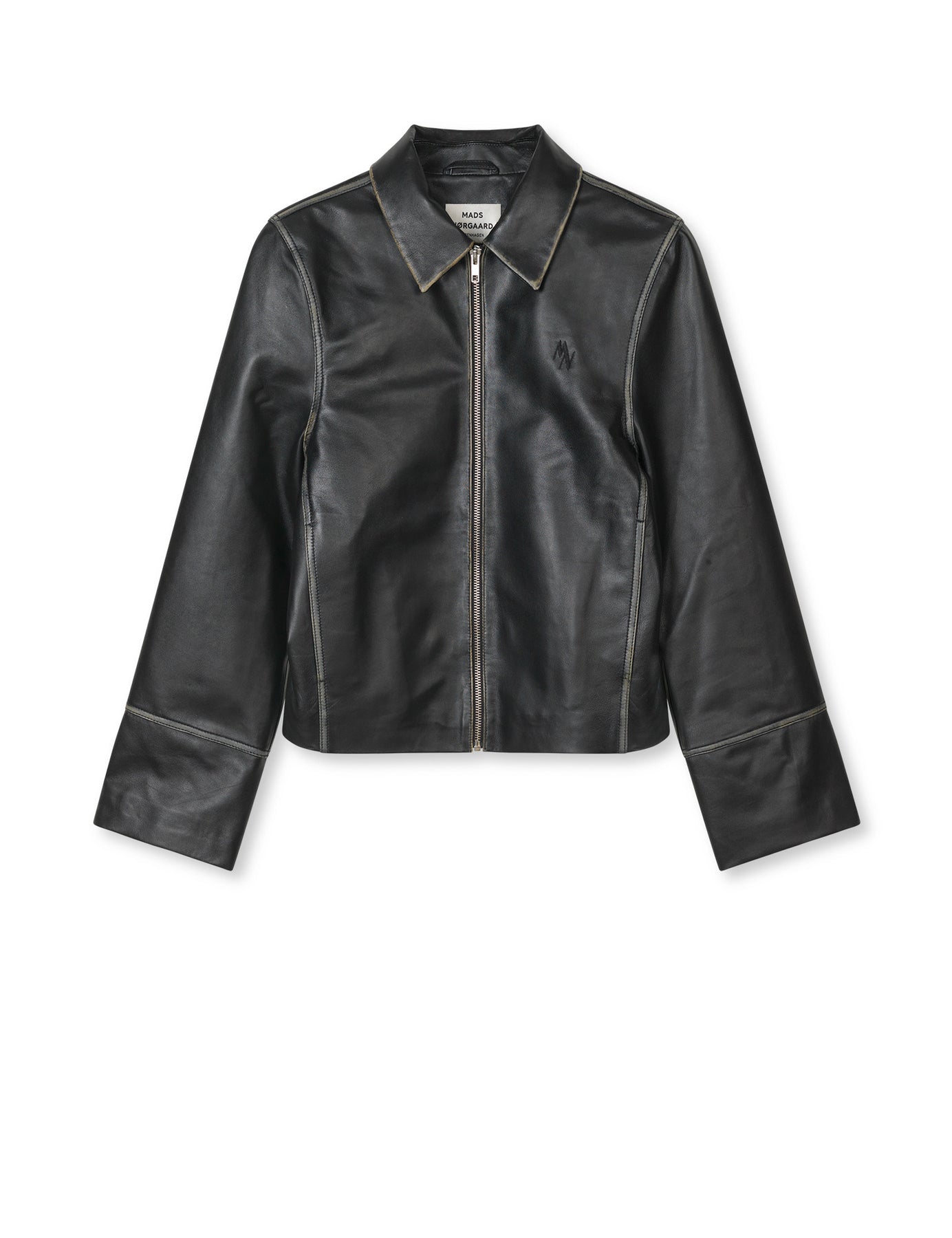 Smooth Leather Rachel Jacket - Svart