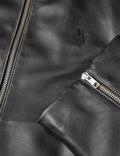 Smooth Leather Rachel Jacket - Svart