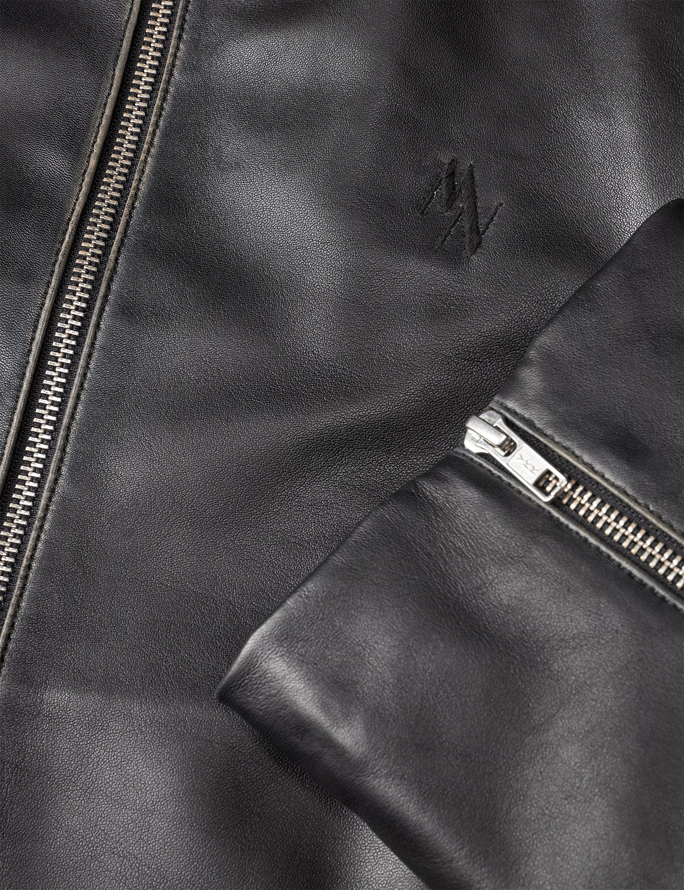 Smooth Leather Rachel Jacket - Svart