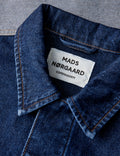 Luke Denim Solar Jacket Block - Mid Blue Denim
