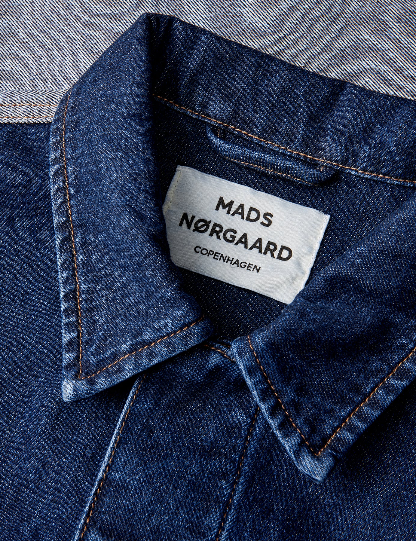 Luke Denim Solar Jacket Block - Mid Blue Denim
