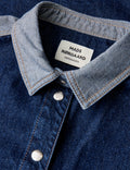 Luke Denim Viola Dress Block - Mid Blue Denim