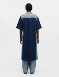 Luke Denim Viola Dress Block - Mid Blue Denim