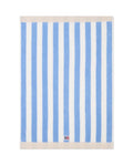 Block Striped Handduk 70X130 - Blue/White/Moonbeam