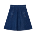 Luke Denim Stelly Skirt - Mid Blue Denim