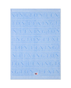 Velour Jacquard Logo Towel 70X130 - Blue Sky